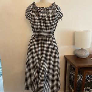 Gingham retro jumpsuit